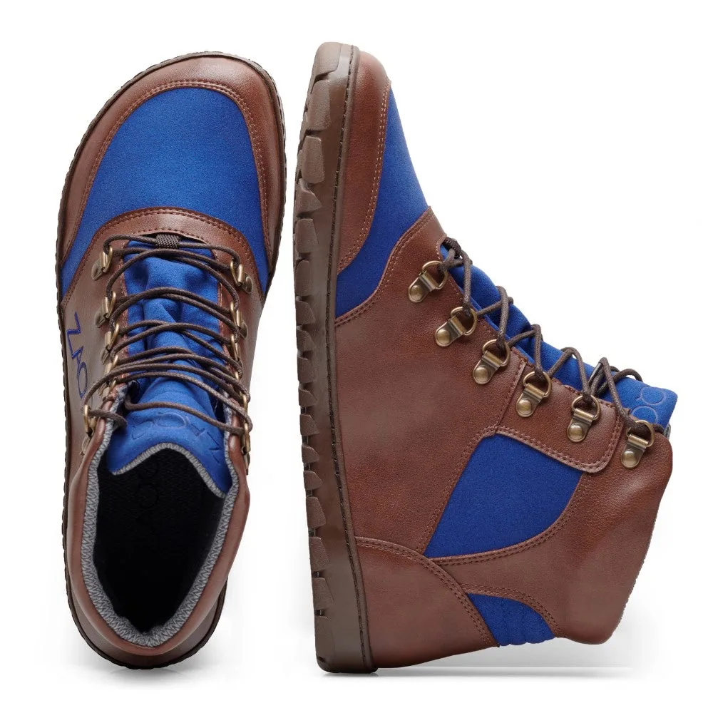 Ботинки для женщин и мужчин ZAQQ HIQE Brown Blue Waterproof, фото 3