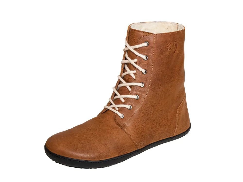 Утеплённые ботинки Sole Runner Hati, коньячные, фото 4