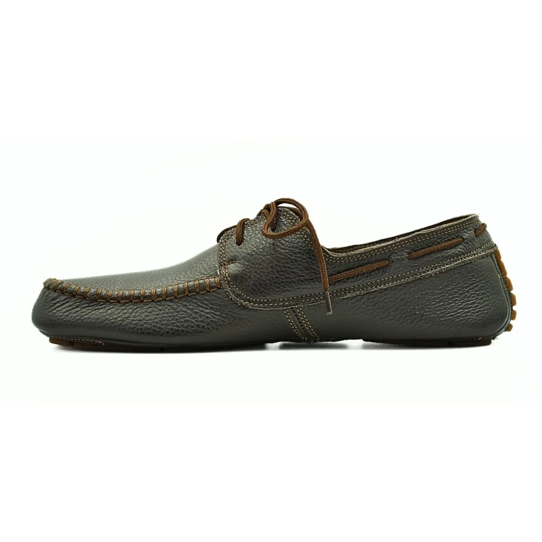 Босоногие топсайдеры Boat Shoes — тёмно-коричневый, фото 5