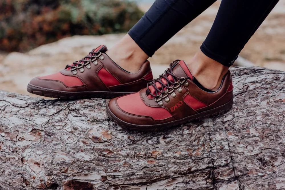 Кроссовки ZAQQ HIQE Low Vegan Camel Red Waterproof, фото 9