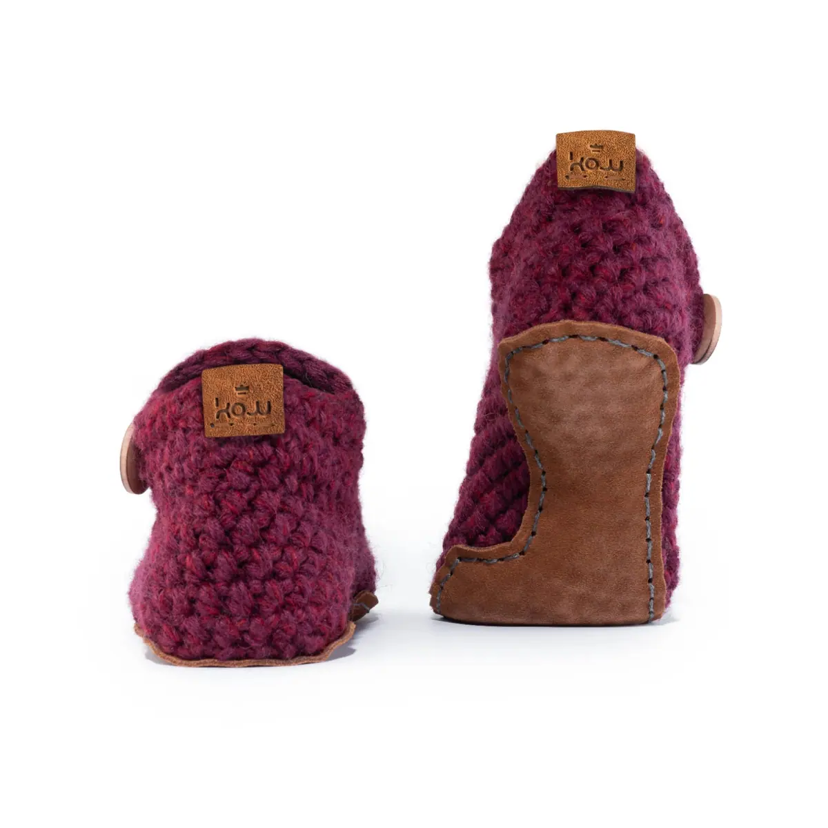 Домашние тапочки-ботинки Kingdom of Wow Classic Ankle Bootie — ягодный, фото 2