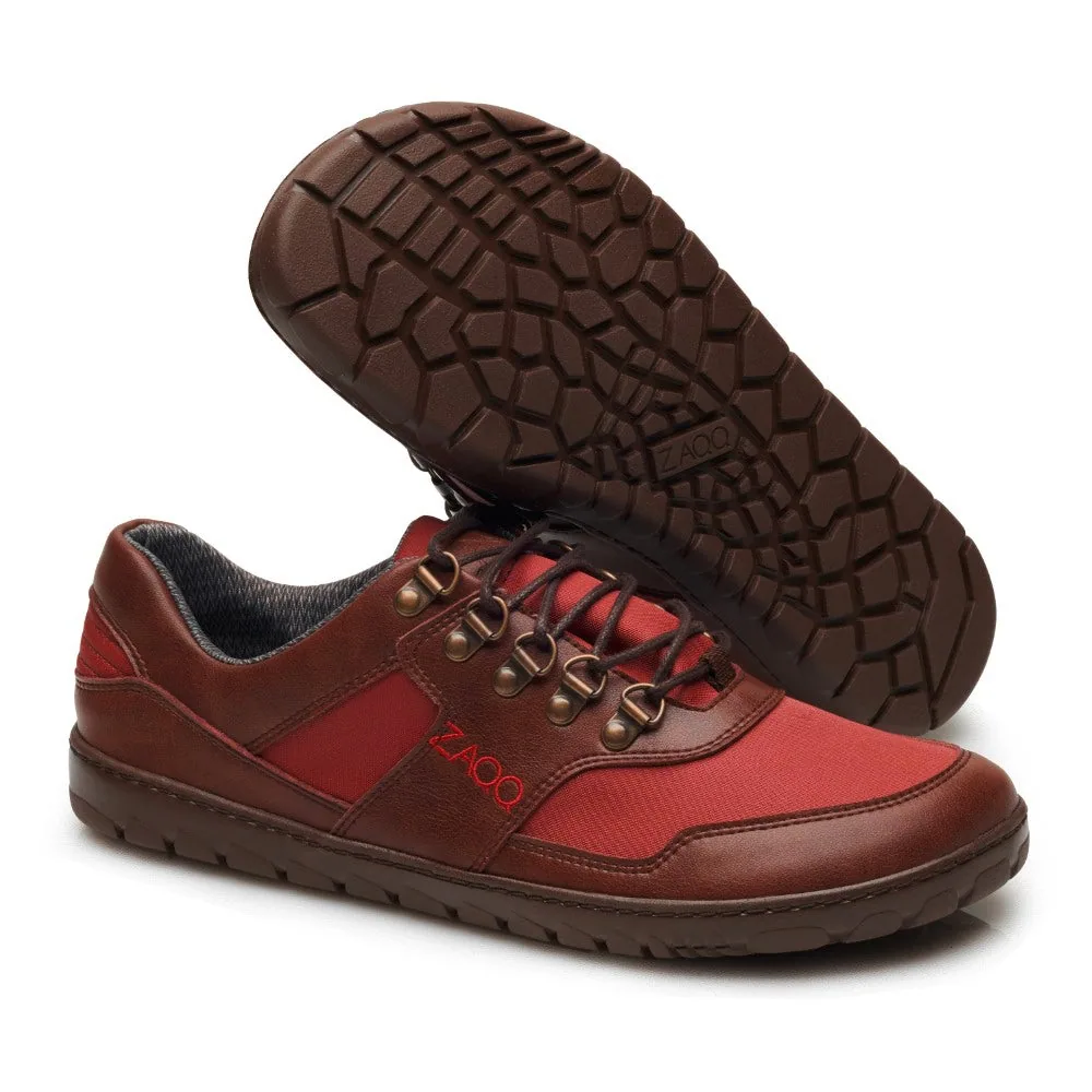 Кроссовки ZAQQ HIQE Low Vegan Camel Red Waterproof, фото 3