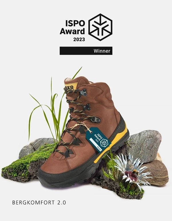 Ботинки BÄR Bergkomfort Wanderstiefel 2.0 — чёрный / оранжевый, фото 11