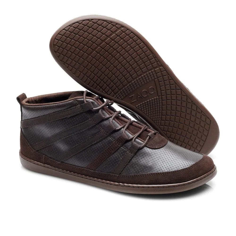 Кроссовки для женщин и мужчин ZAQQ SPARQ Mid Dark Brown (тёмно-коричневый цвет), фото 2