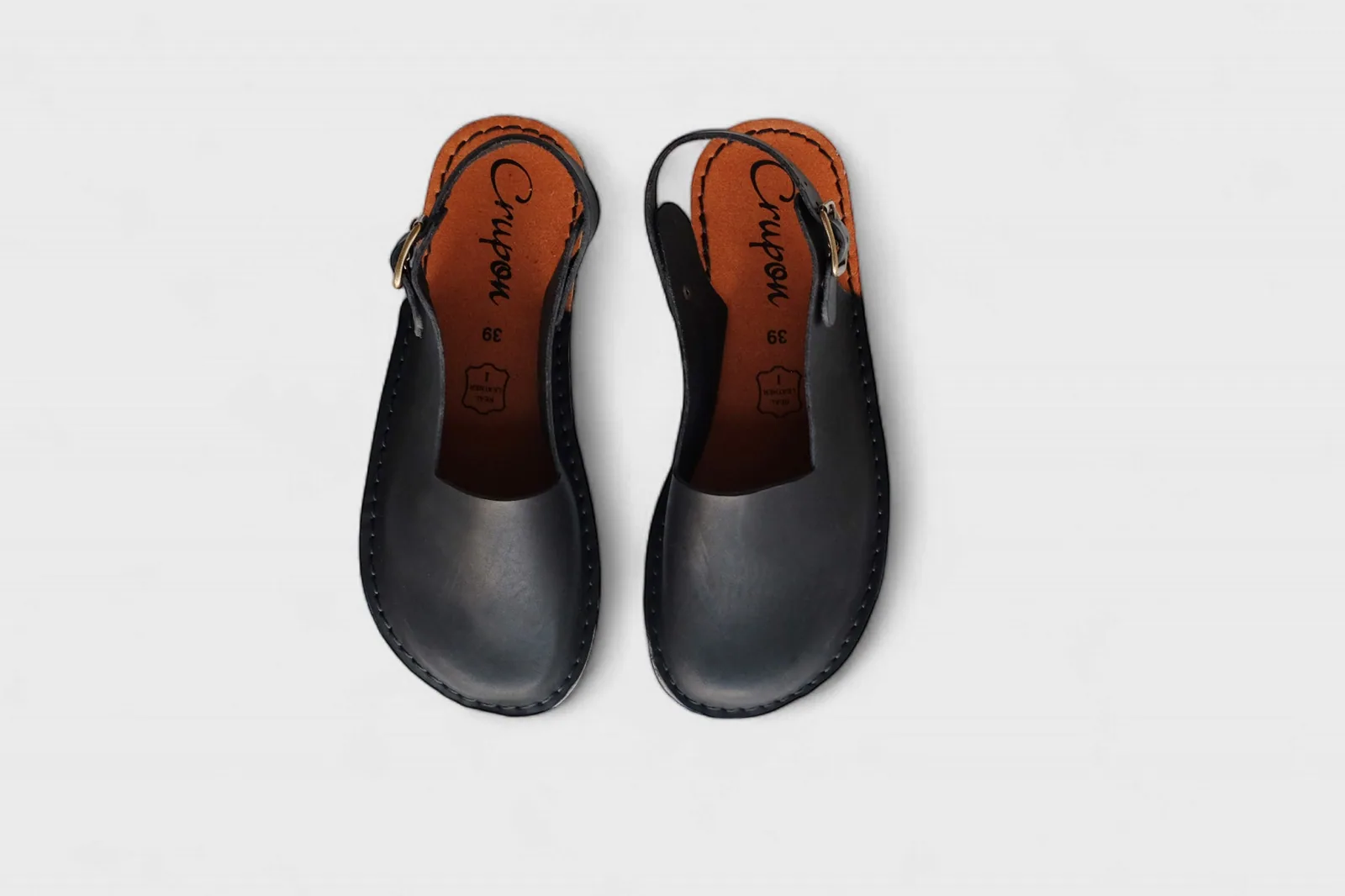 Босоногие сандалии Crupon Olive — чёрный, фото 10