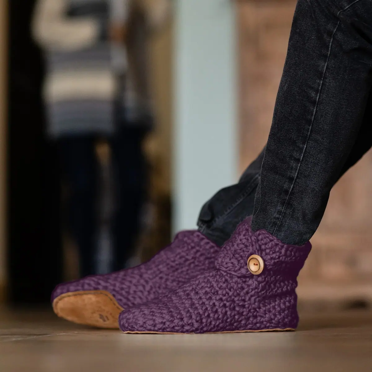 Домашние тапочки-ботинки Kingdom of Wow Classic Bootie — лавандовый, фото 5