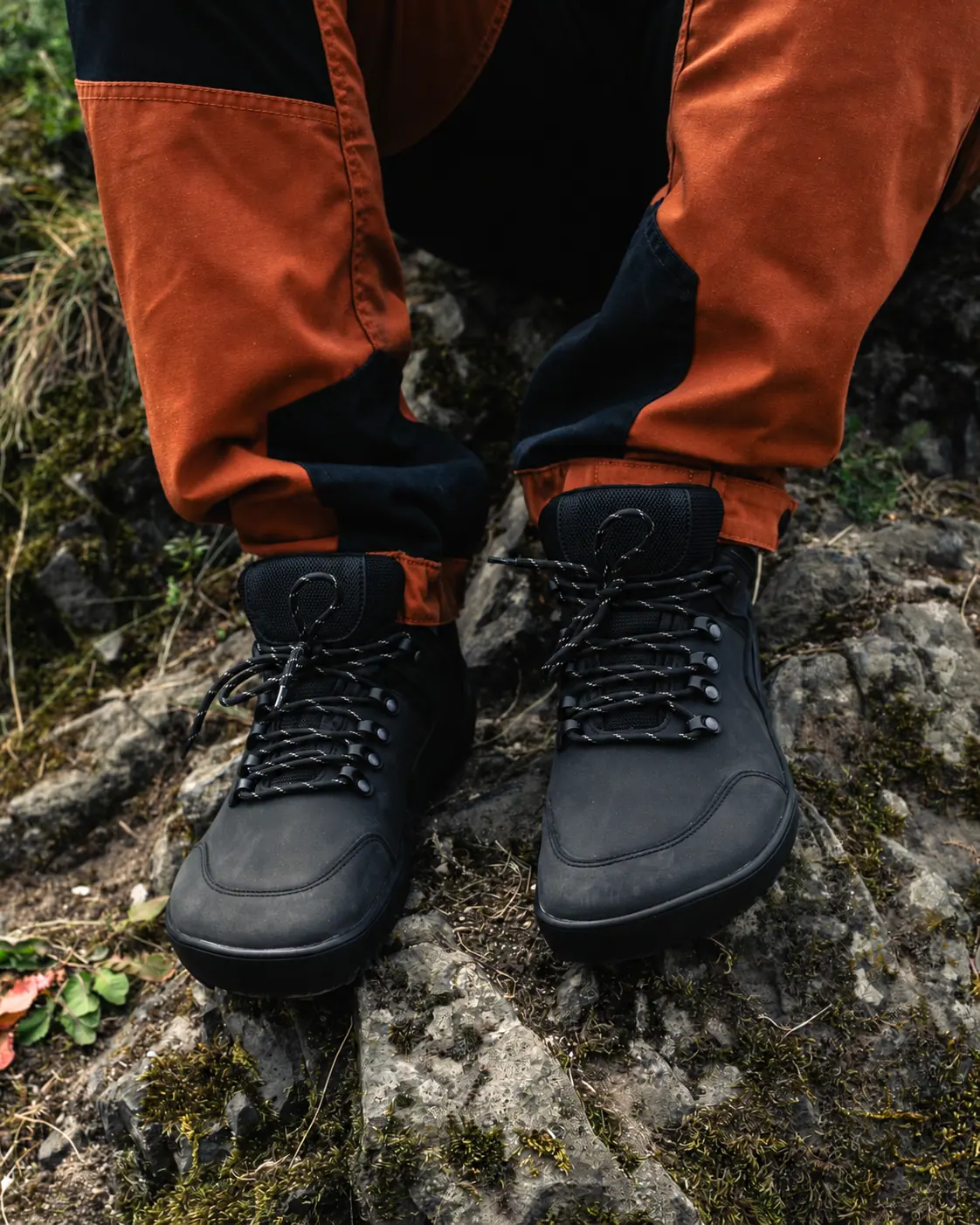 Босоногие ботинки Realfoot Trekker Low 2.0 Vegan Black, фото 2