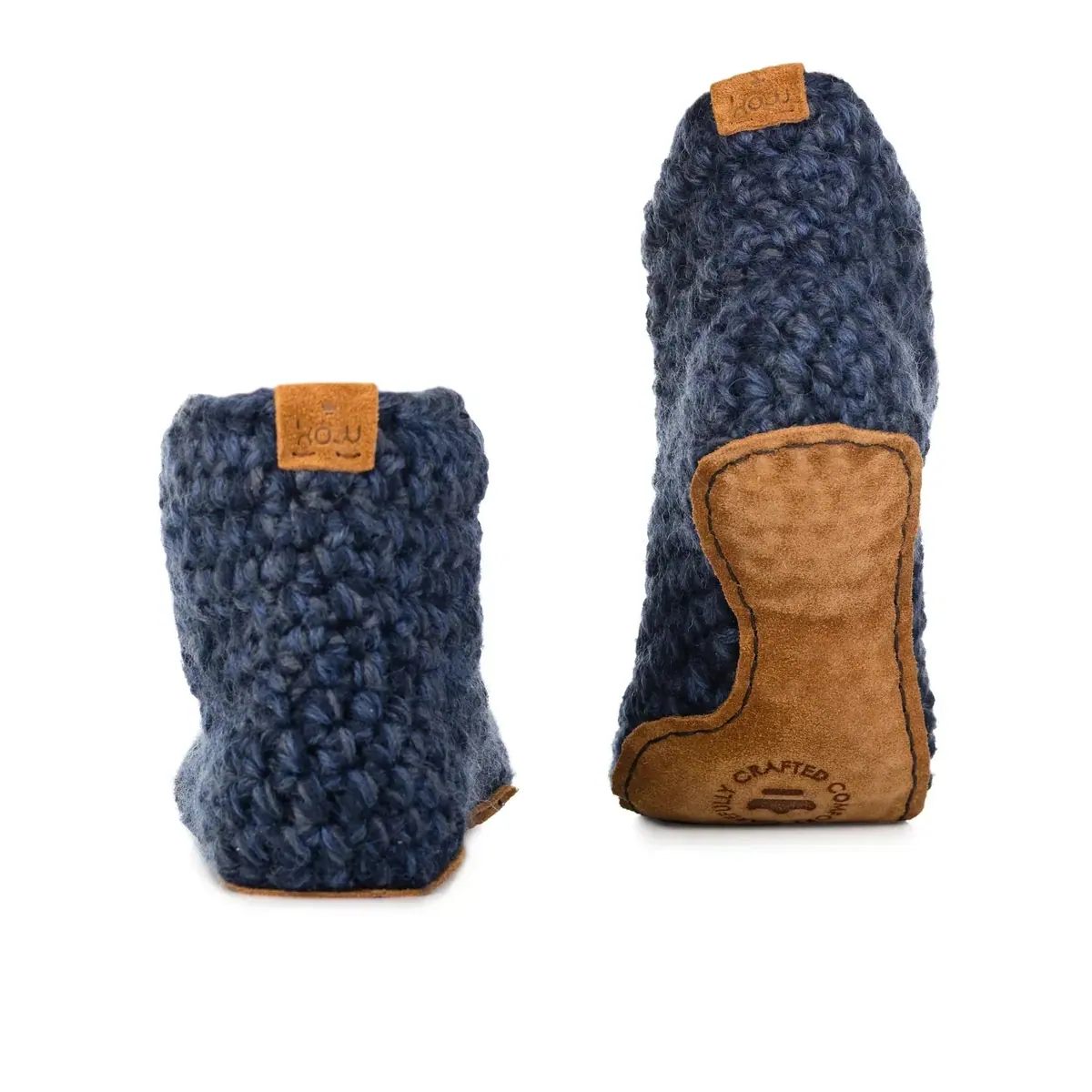 Домашние тапочки-ботинки Kingdom of Wow Extra Chunky Bootie — тёмно-синий, фото 2