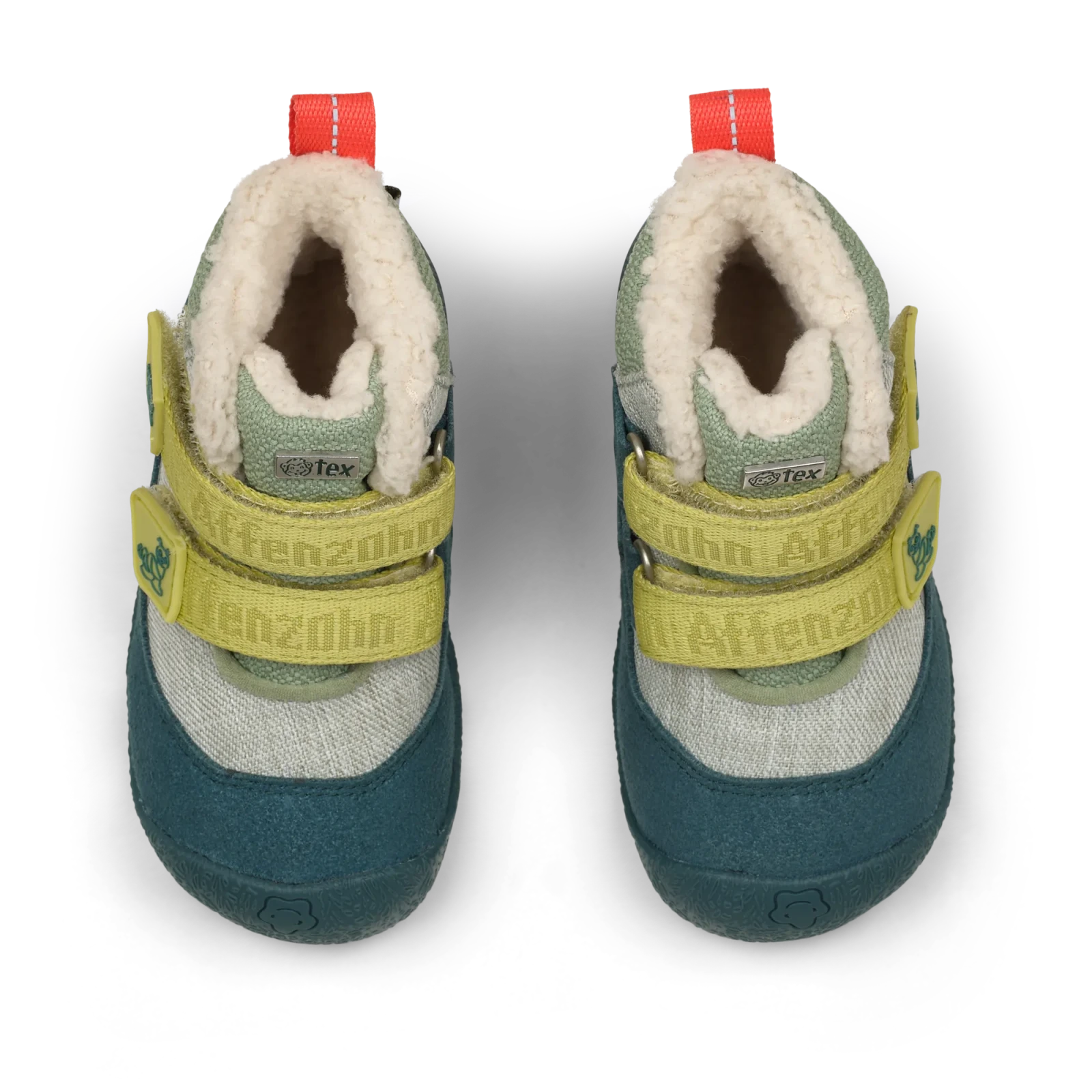 Зимние ботинки Affenzahn Snuggy Гусеница — зелёный, фото 9