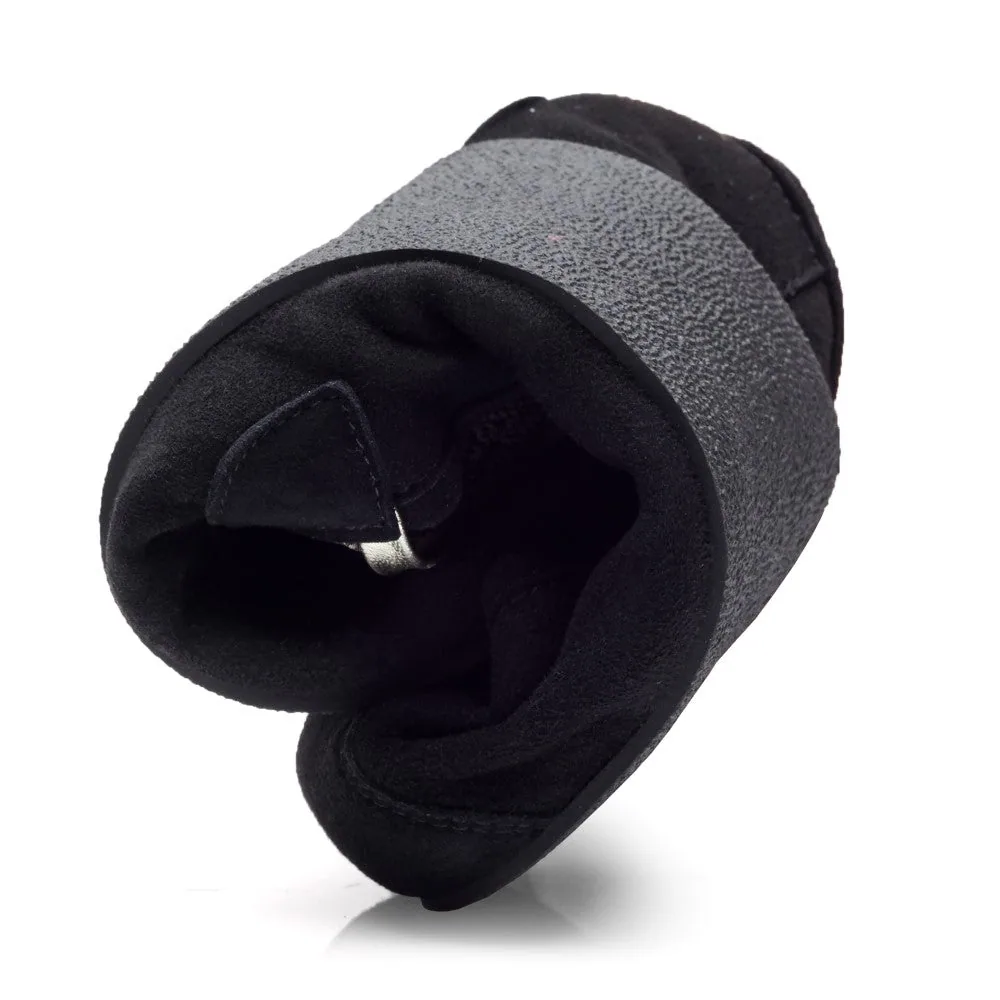 Женские мокасины ZAQQ QERP Velours Black (чёрный цвет), фото 4