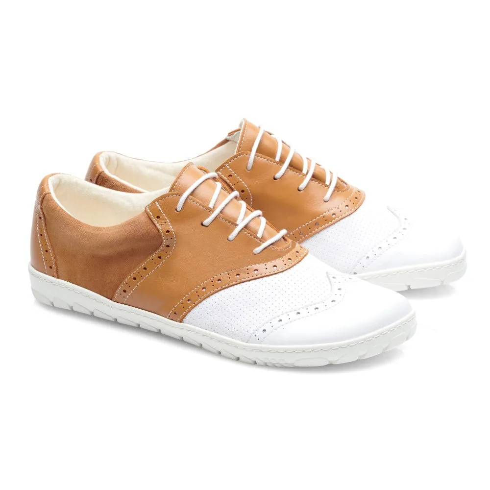 Полуботинки для гольфа ZAQQ LINQ Golf Brown Waterproof
