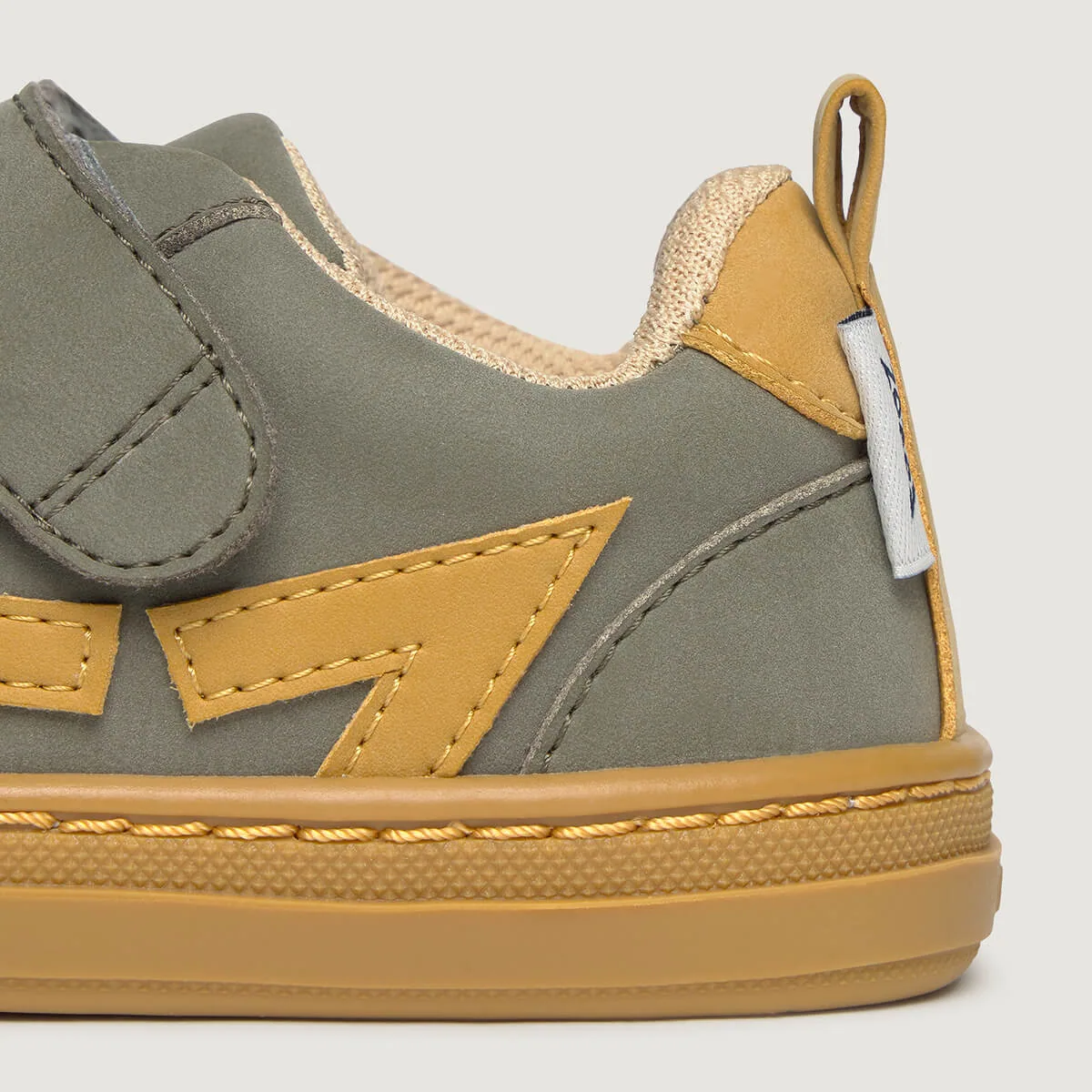Детская обувь Zapato Feroz «Faura Rocker» — хаки и горчичный, фото 3
