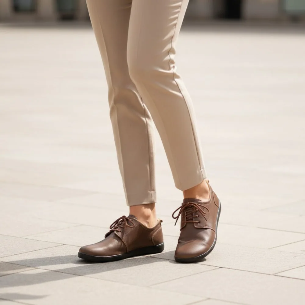 Кроссовки для женщин и мужчин ZAQQ PIQUANT Nappa Dark Brown (тёмно-коричневый цвет), фото 16