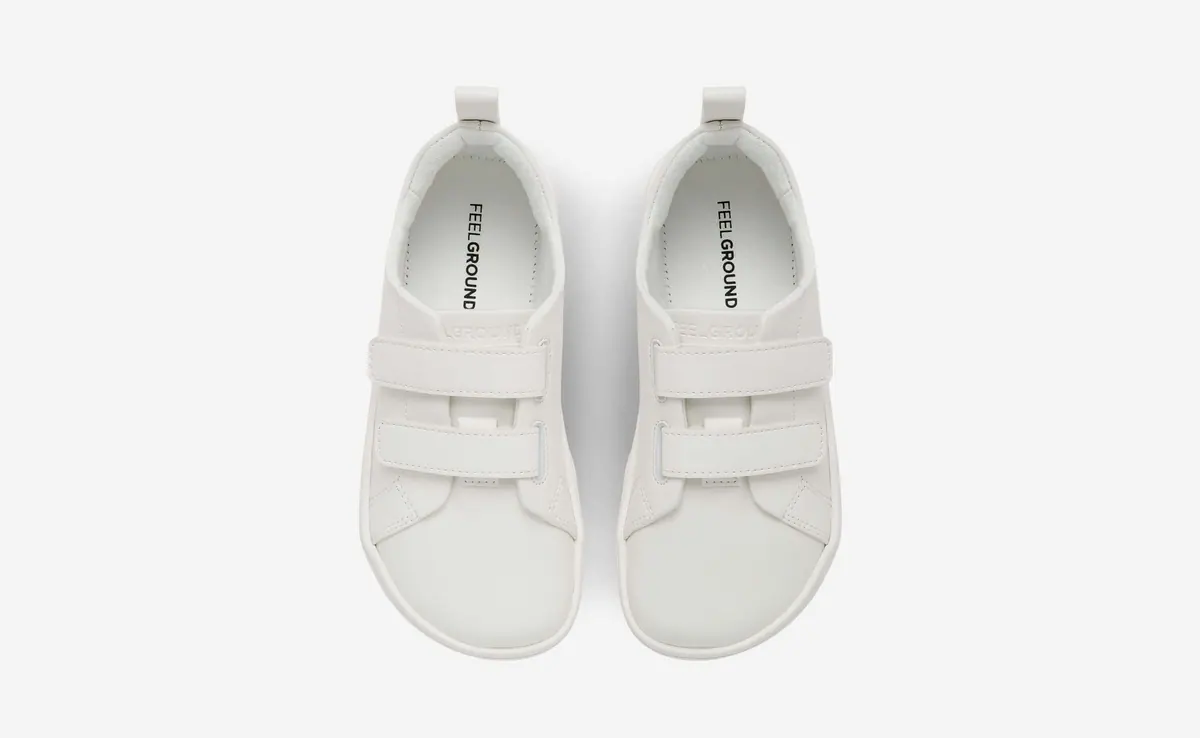 Детские босоногие кроссовки Feelgrounds Original Luxe Kids — белый, фото 2