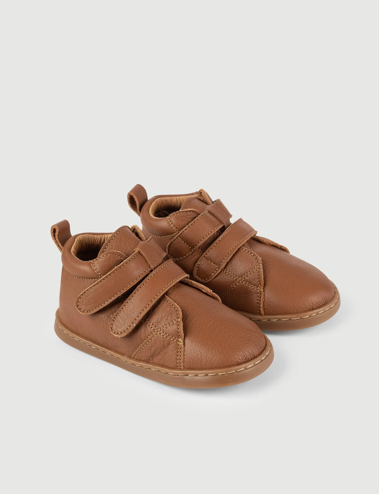 Для малышей: ботинки SHUU Doble Velcro, цвет cuero, фото 2