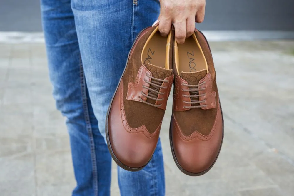 Мужские туфли ZAQQ BRIQ Brogue Antique Cognac (коньячный цвет), фото 6