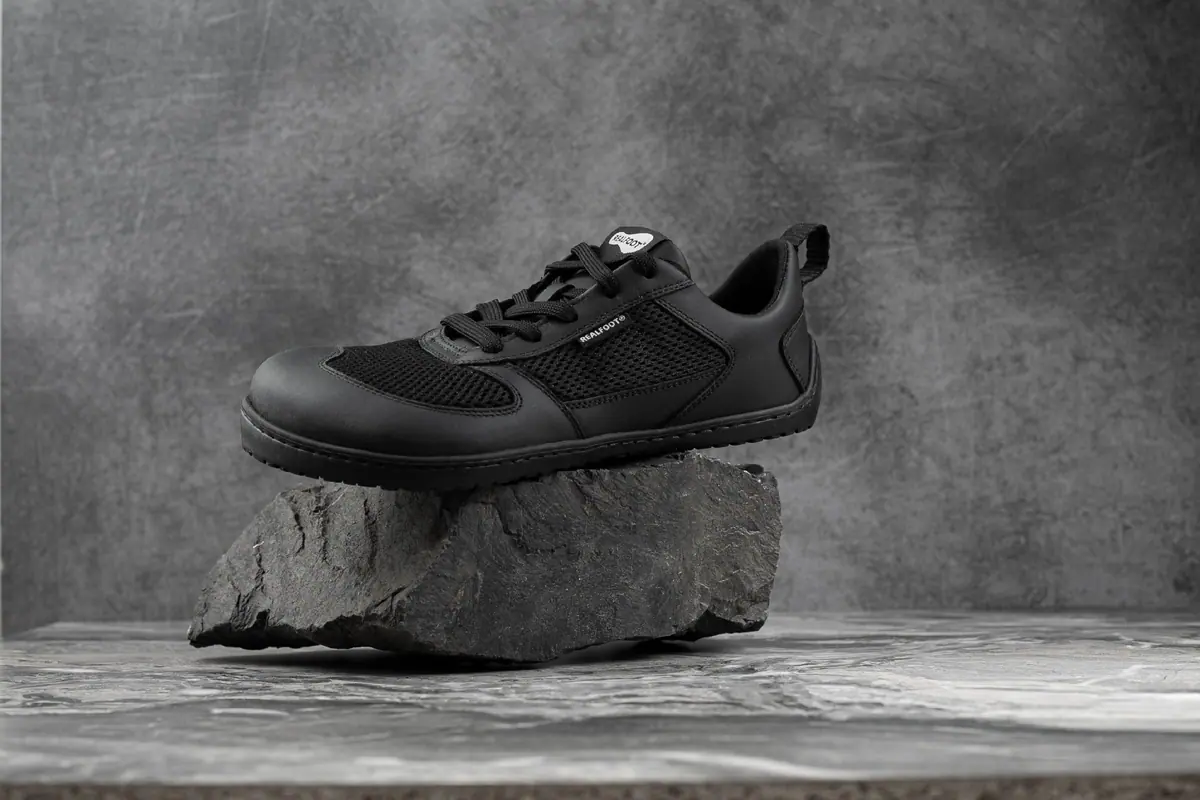 Босоногие кроссовки Realfoot Natural Runner 2 All Black, фото 9