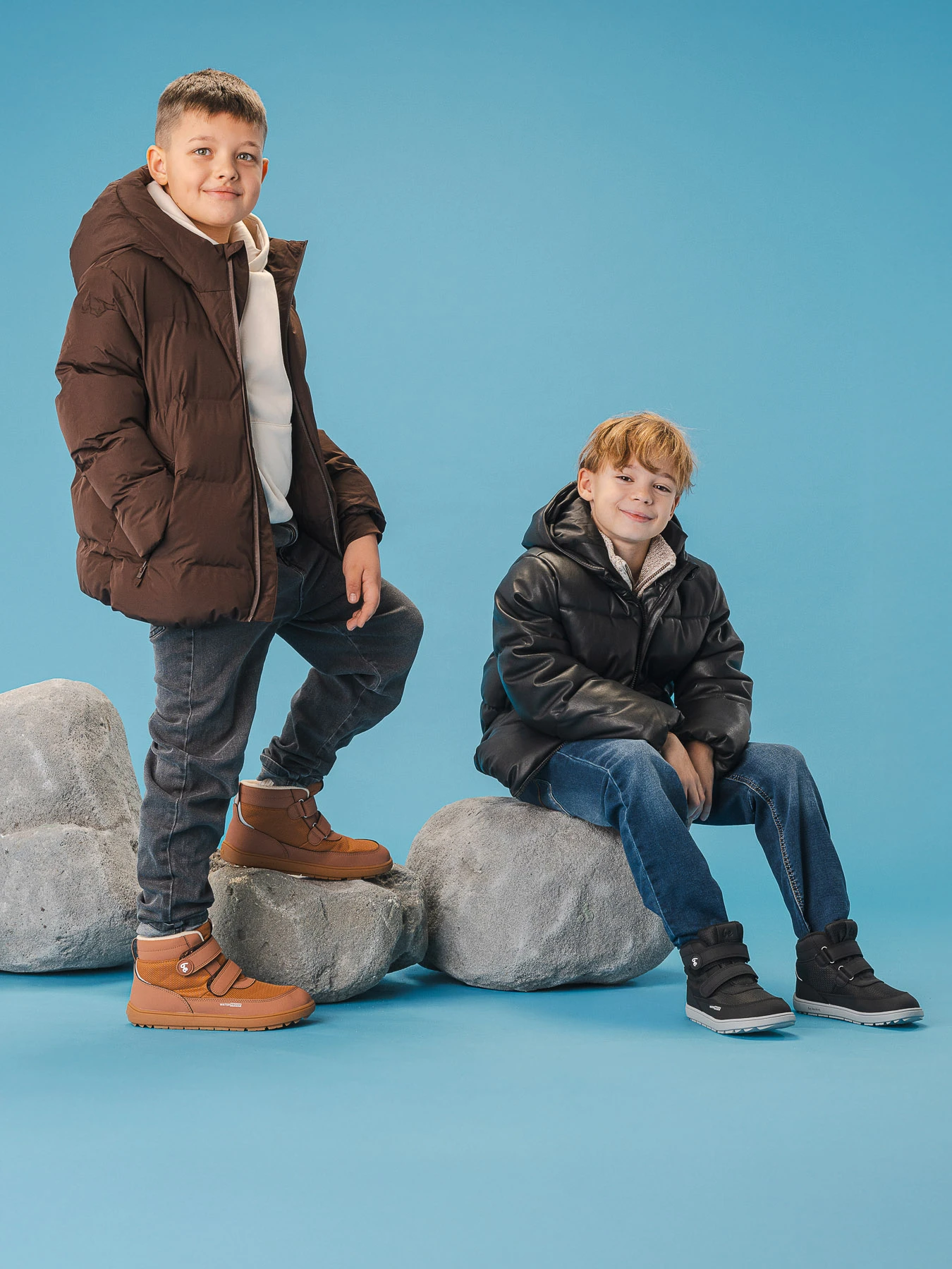 Детские босоногие ботинки Be Lenka Zippu Junior - коричневый, фото 6