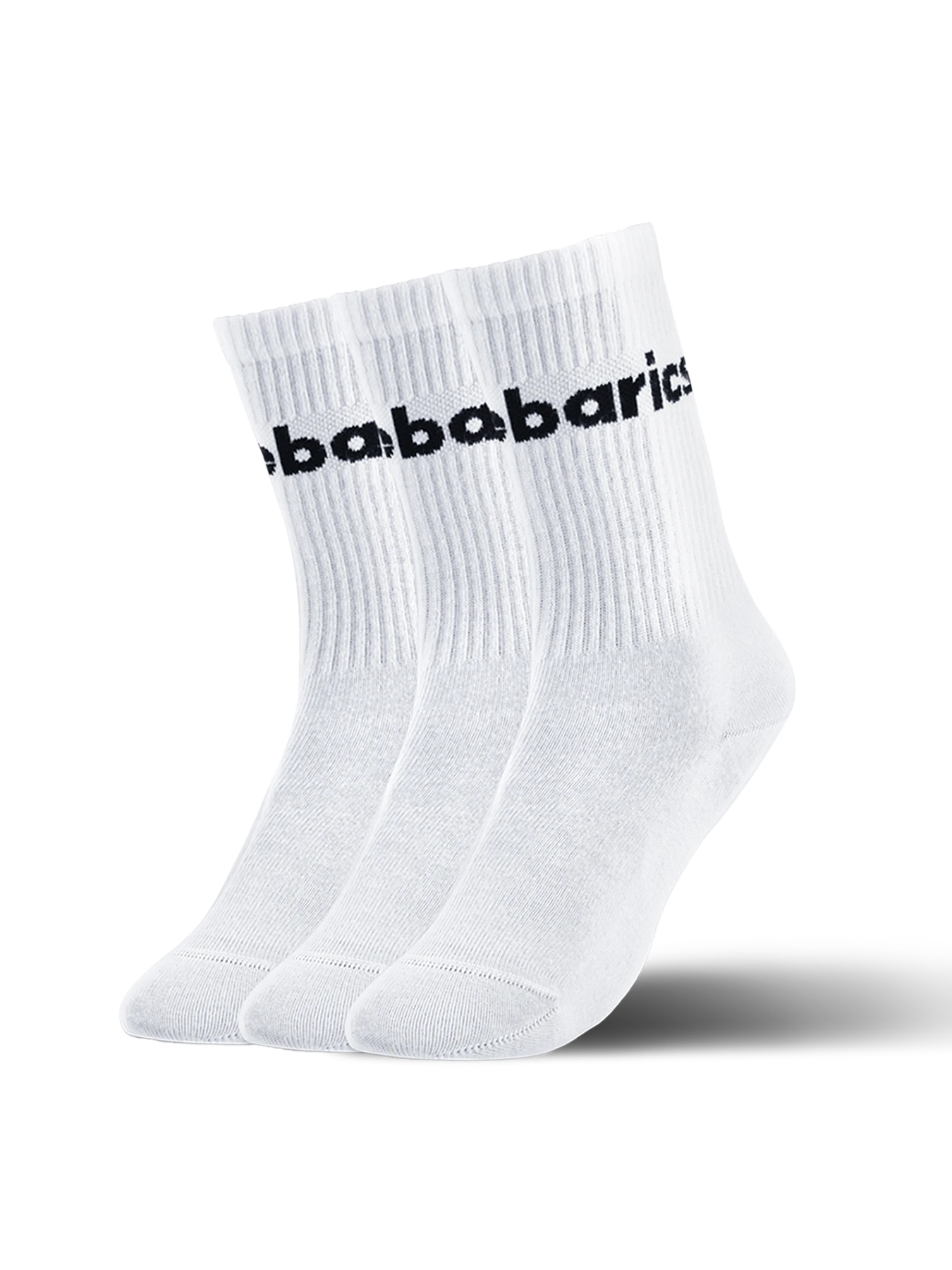 Носки Barebarics высокие - белый - крупный логотип — 3 пары — фото 1 из 6