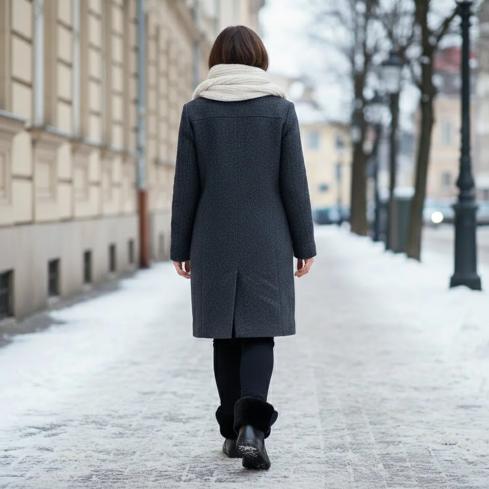 Женские ботинки ZAQQ HUQ Winter Black (чёрный цвет), фото 10
