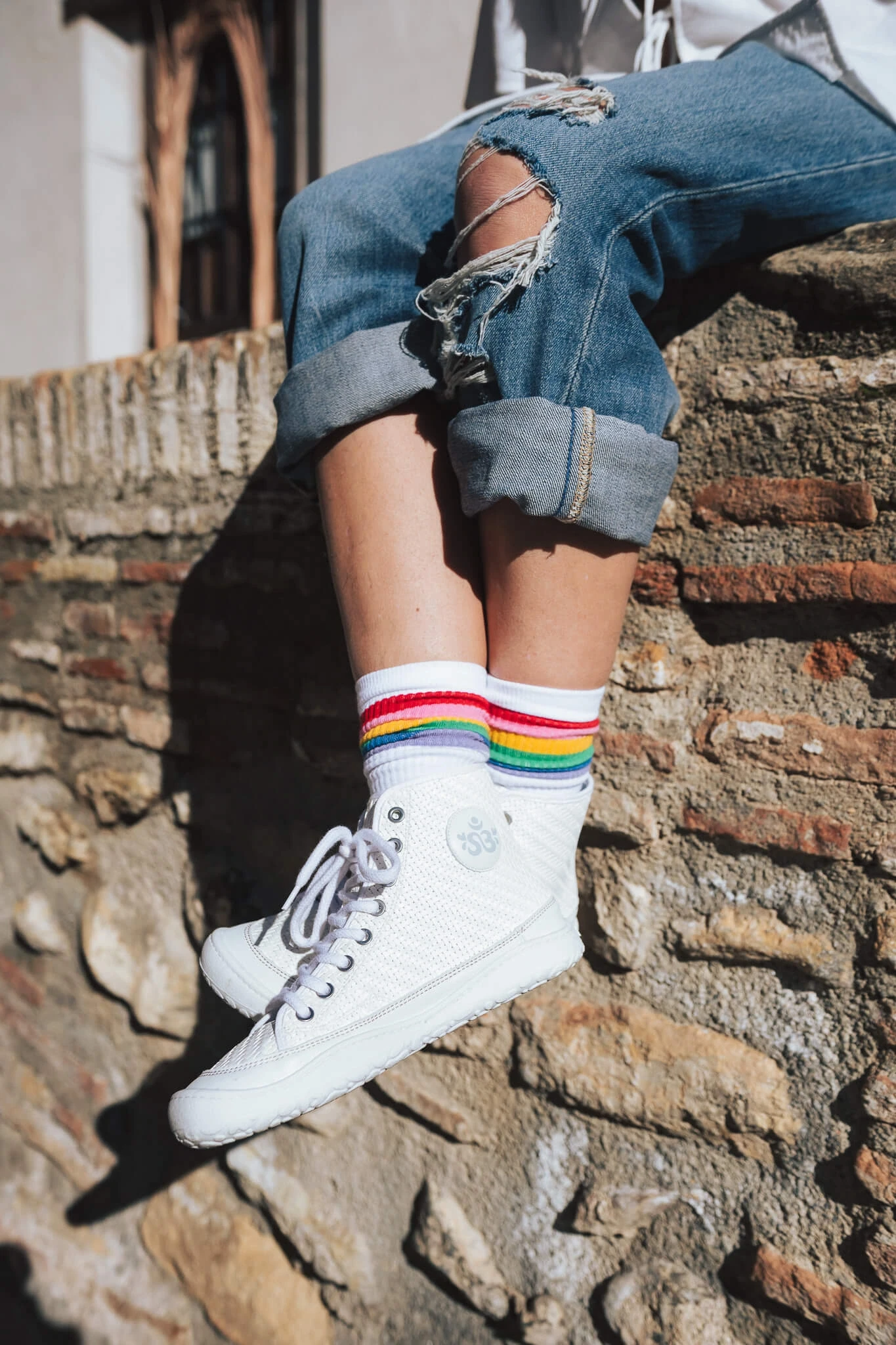 Босоногие ботинки Sambas the bambas Breeze — белые, фото 6