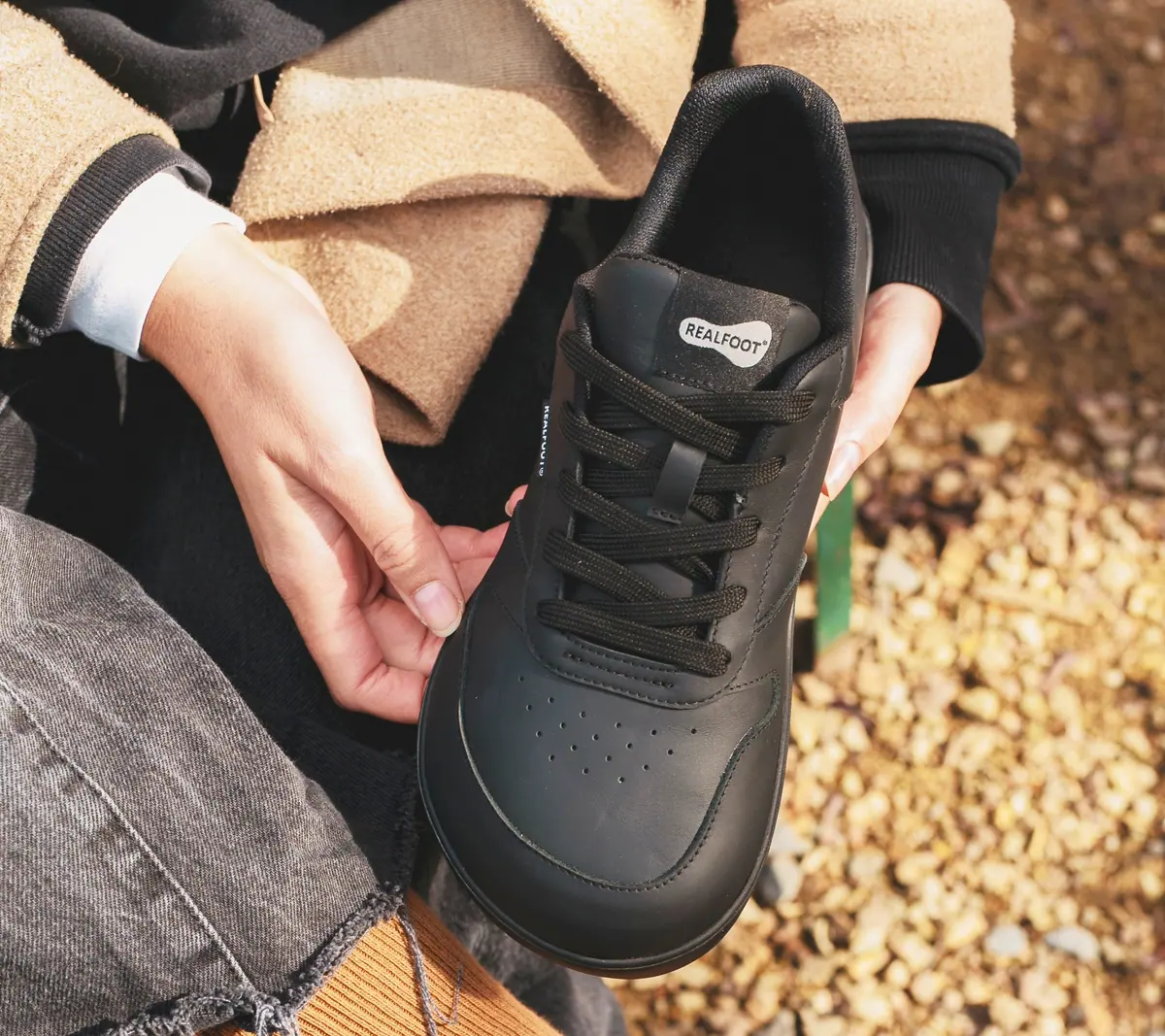Босоногие кроссовки Realfoot Pulse All Black, фото 8