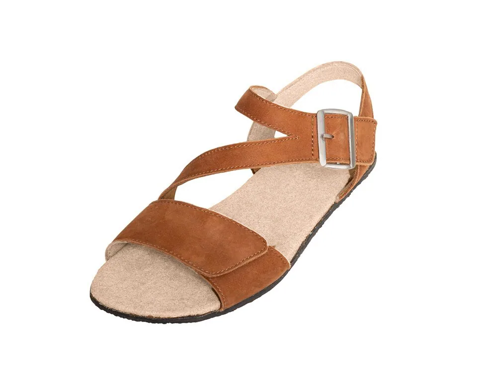 Женские сандалии Sole Runner Juliet 2 из кожи цвета коньяк, фото 3