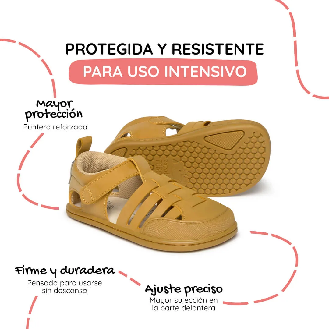 Детские сандалии Zapato Feroz «Calpe SanRoc» — горчичный, фото 3