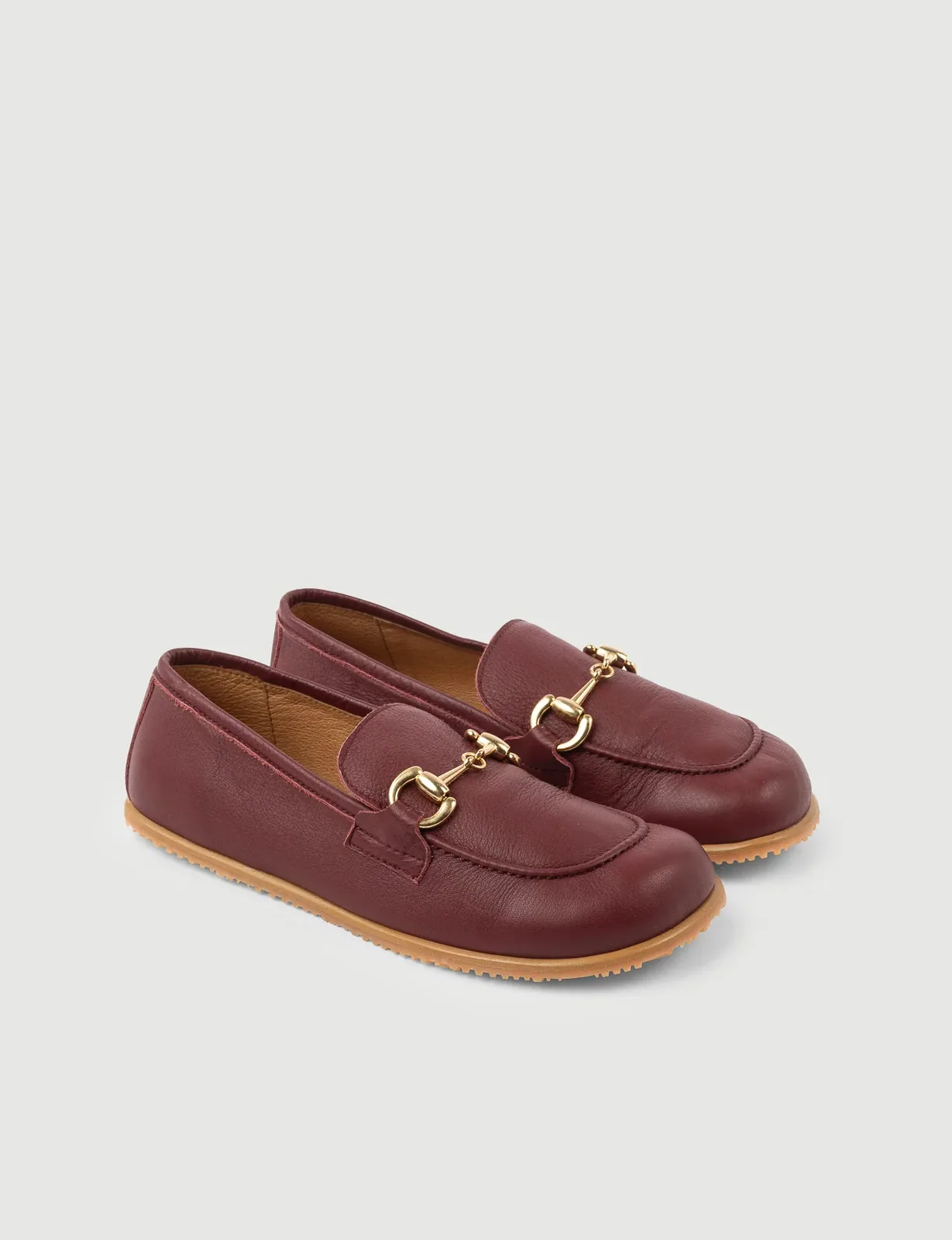 Женские мокасины SHUU Chic, бордовые, фото 3