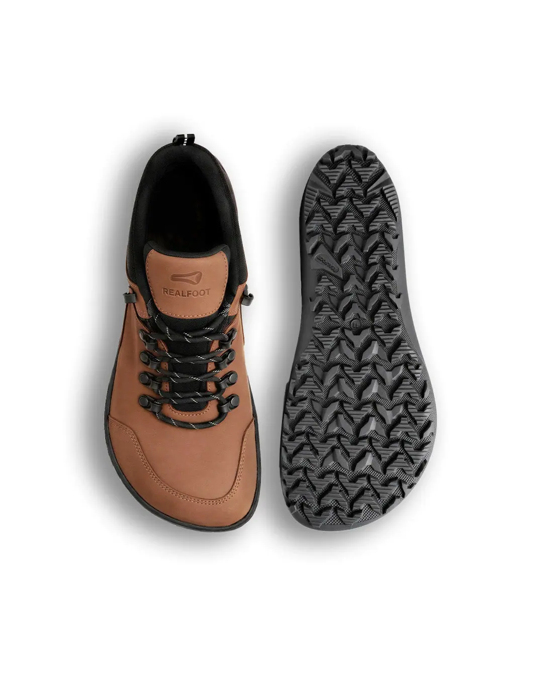 Босоногие ботинки Realfoot Trekker Low 2.0 Light Brown, фото 5