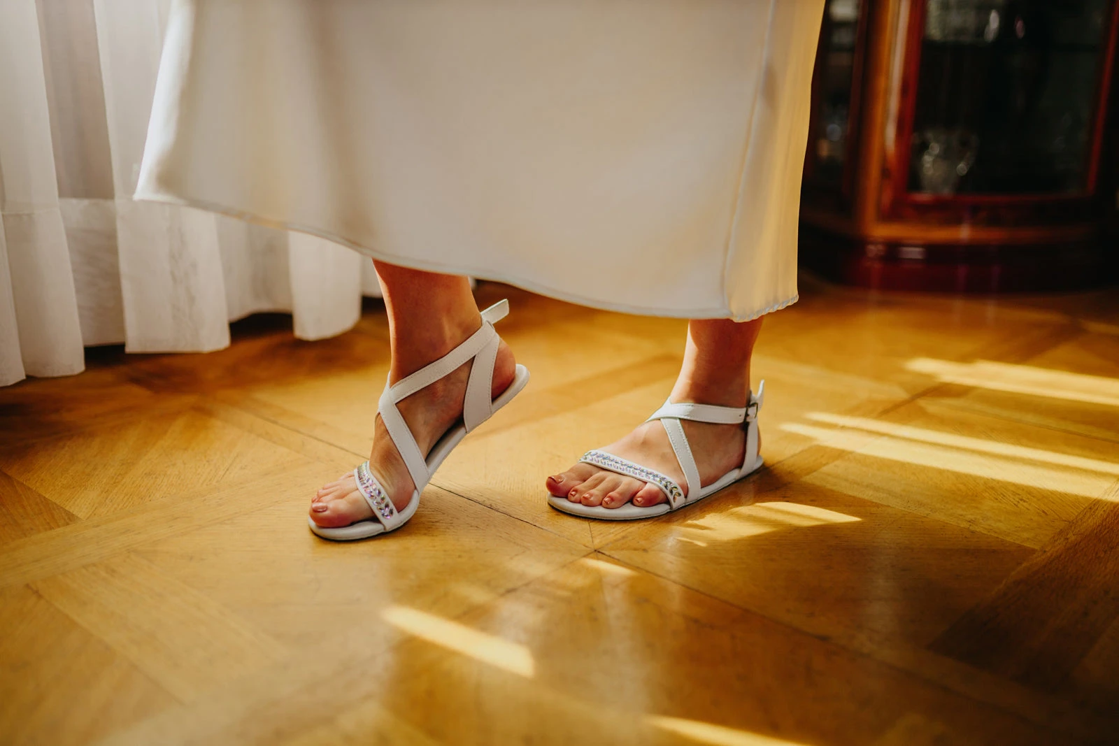 Сандалии Ahinsa Hava Preciosa Barefoot — белый, фото 12