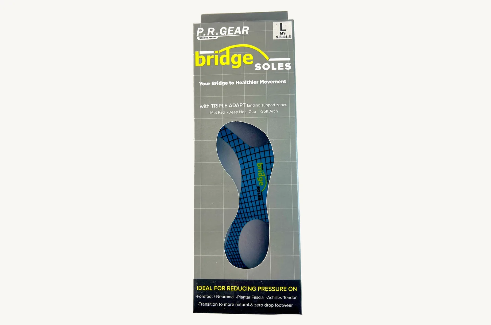 Стельки Bridge Soles 3/4 с плюсневой подушкой, фото 5