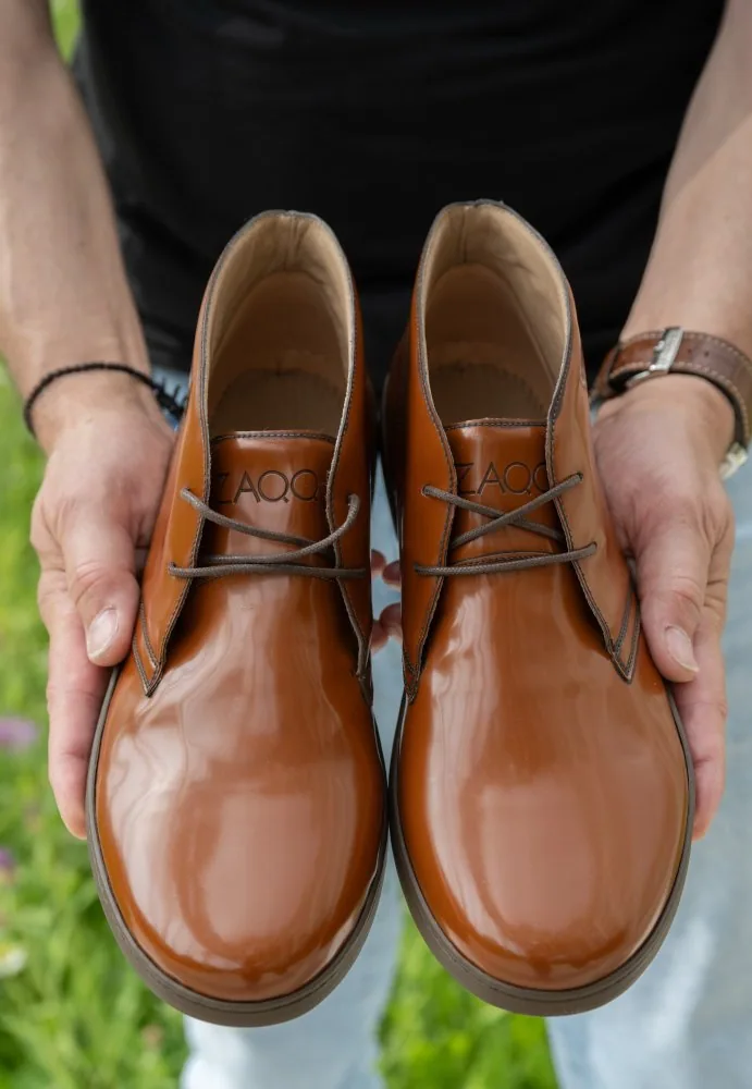 Мужские полуботинки ZAQQ DUQE Vegan Cognac, фото 8