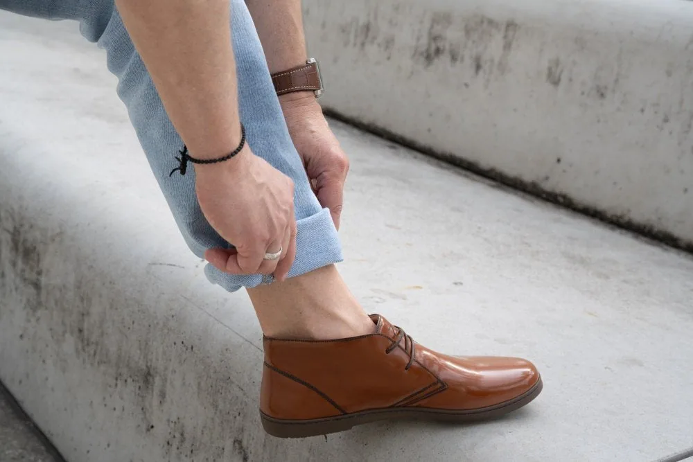 Мужские полуботинки ZAQQ DUQE Vegan Cognac, фото 19