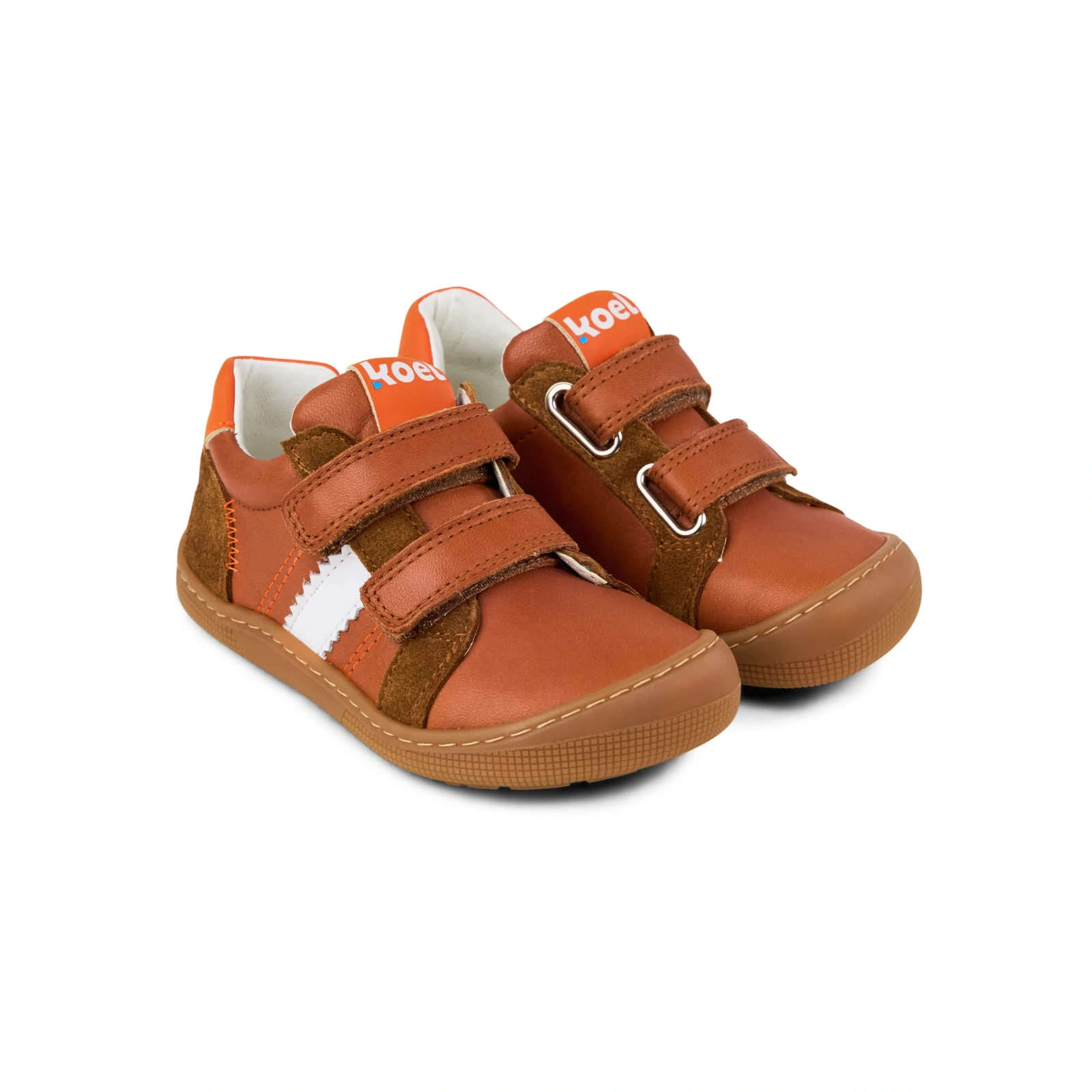 Кроссовки Koel DENIS Napa New 3.0 — коньячный с оранжевым, фото 2