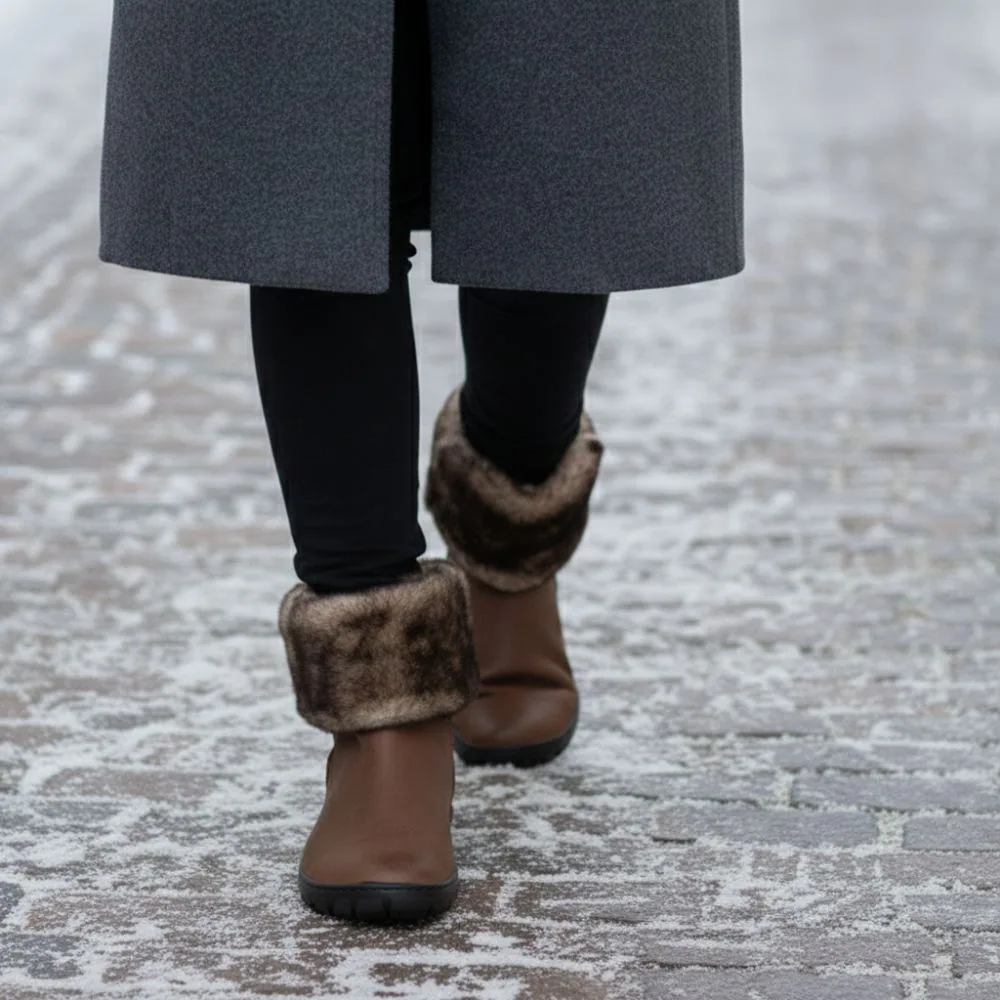 Женские ботинки ZAQQ HUQ Winter Brown (коричневый цвет), фото 8