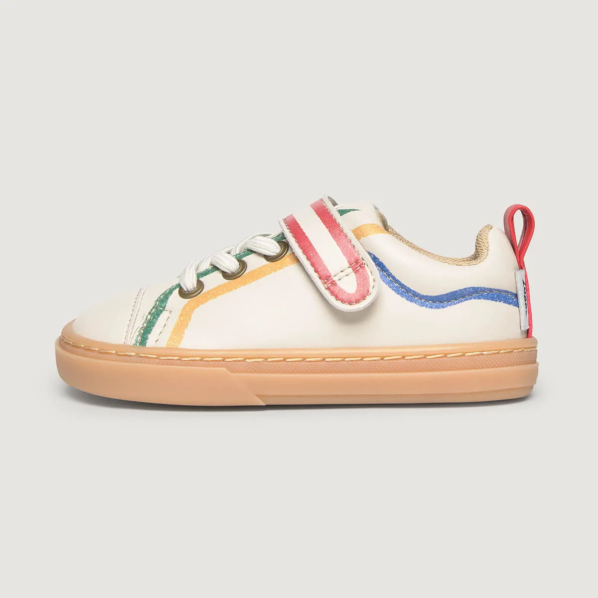 Детская обувь Zapato Feroz «Turia Rocker» — бежевый, цветные детали — фото 1 из 4