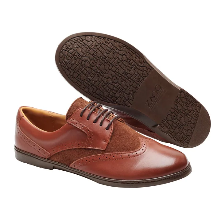 Мужские туфли ZAQQ BRIQ Brogue Antique Cognac (коньячный цвет), фото 2