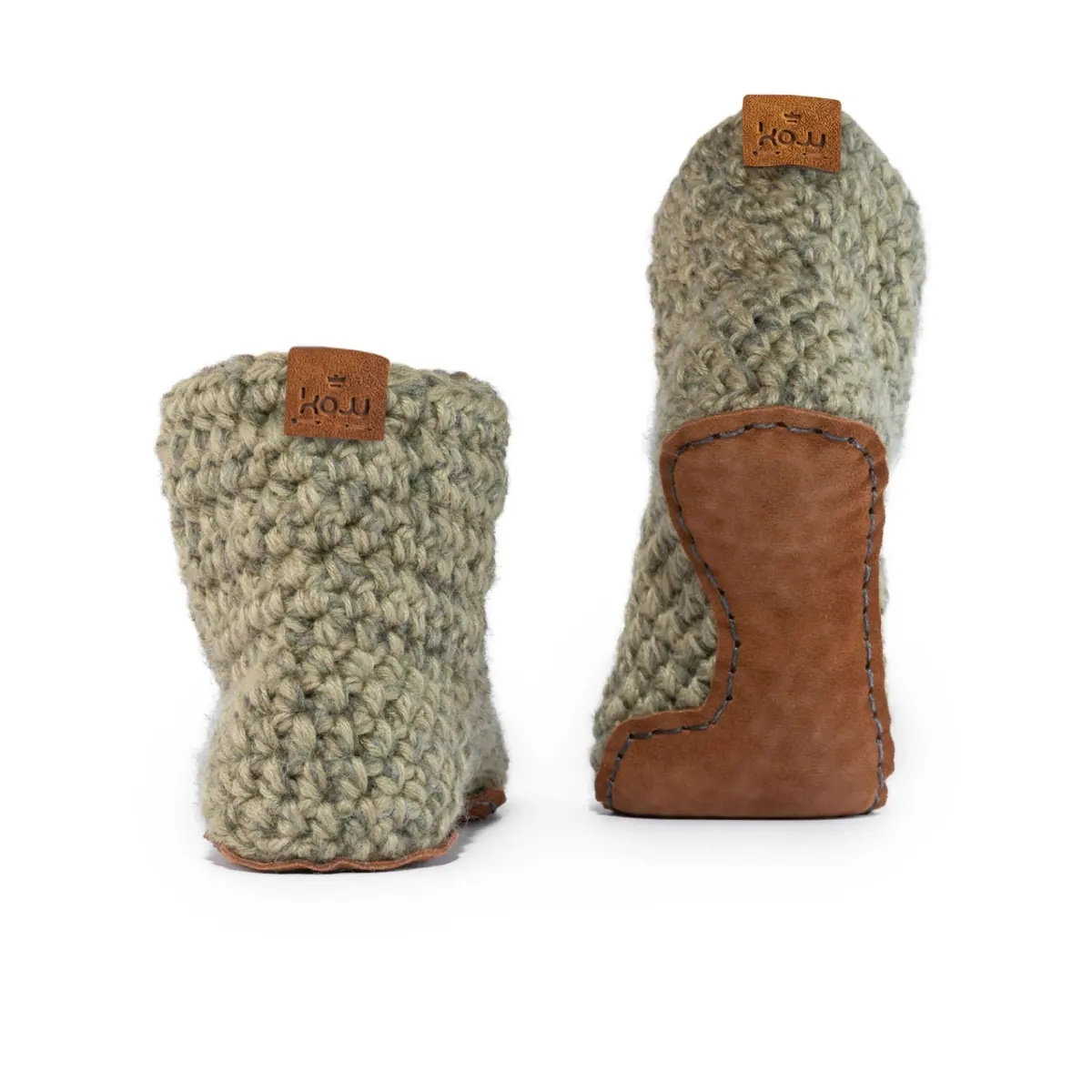 Домашние тапочки-ботинки Kingdom of Wow Classic Bootie — мшисто-зелёный, фото 2