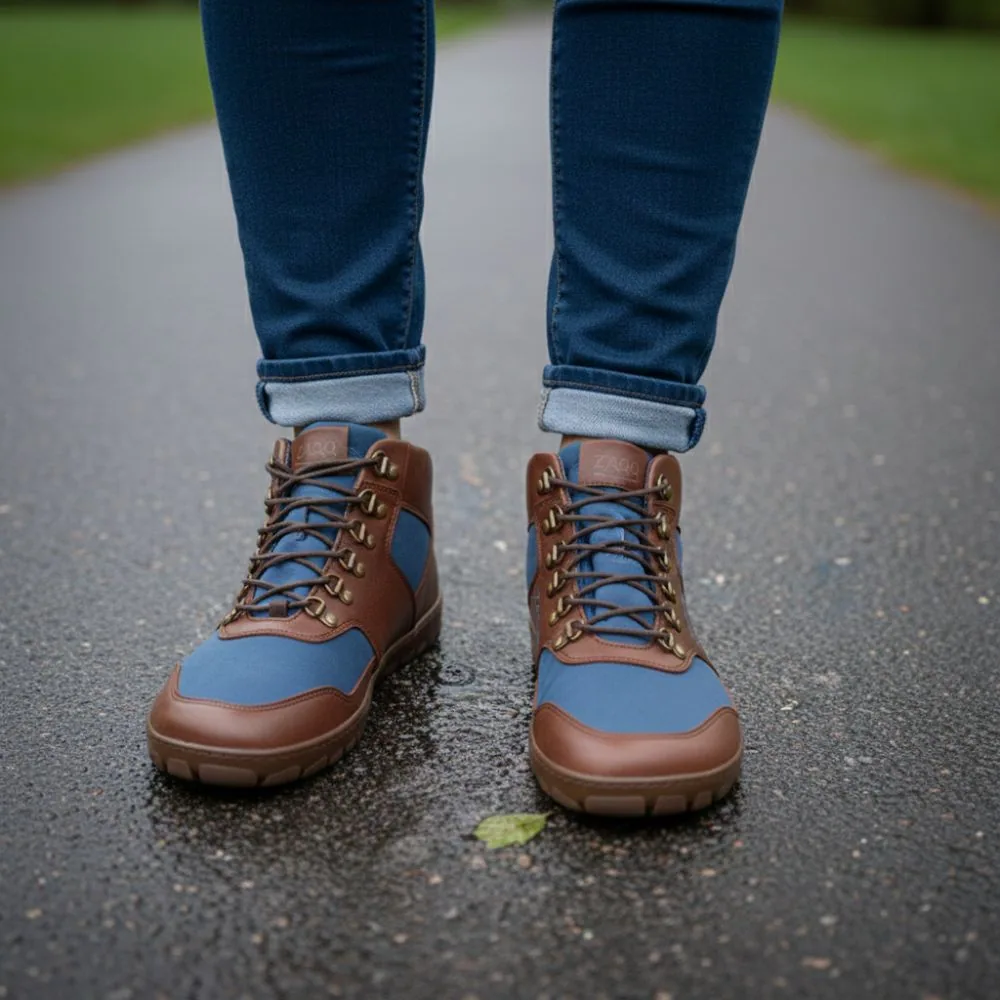 Ботинки ZAQQ HIQE Mid Vegan Blue Waterproof (синий цвет), фото 7