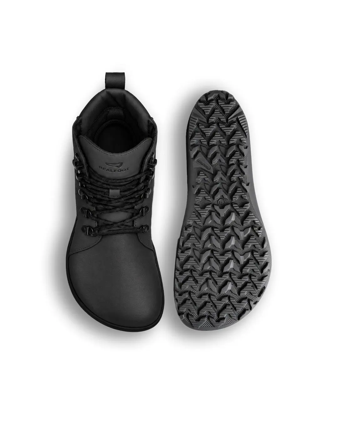 Босоногие ботинки Realfoot Farmer Winter TerrainGrip Black, фото 6