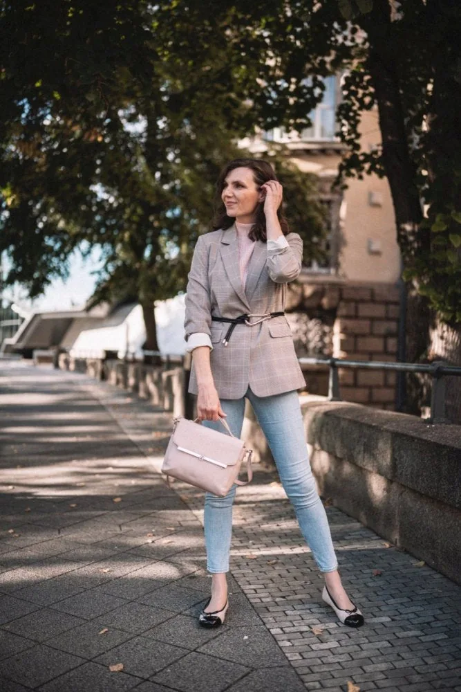 Женские балетки ZAQQ TWIST Varnish Nude, фото 13