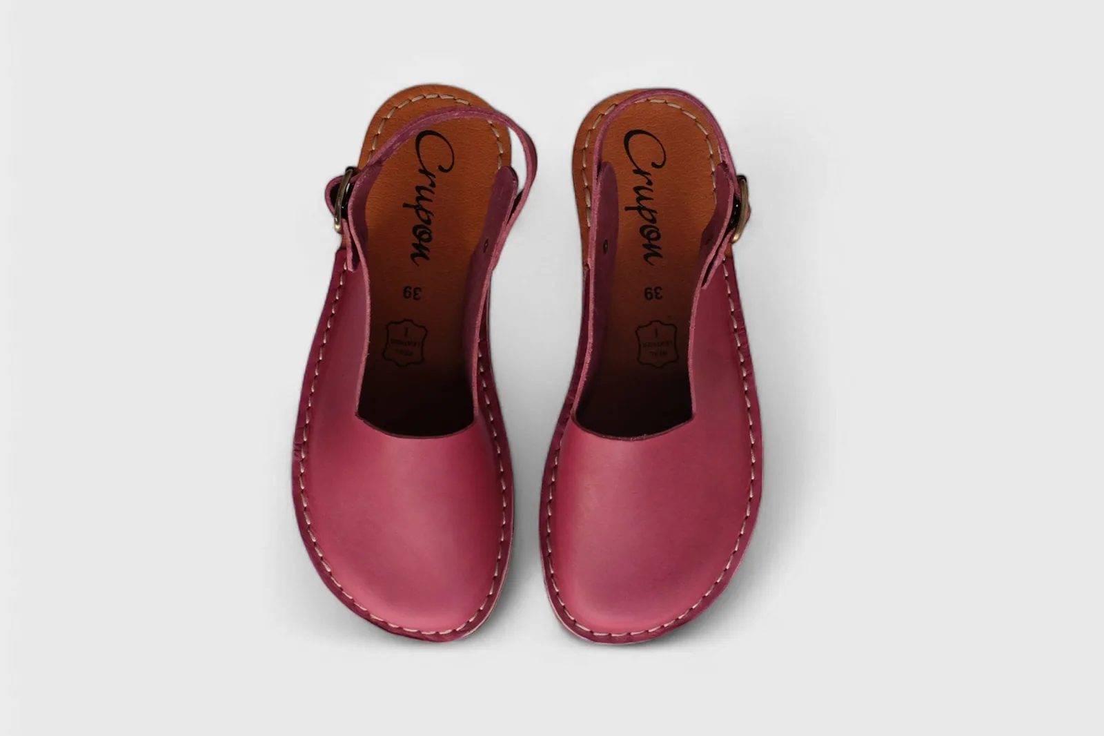 Босоногие сандалии Crupon Olive — винный, фото 5