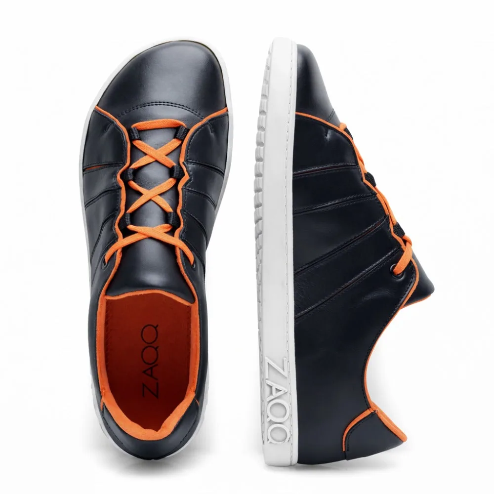 Кроссовки для женщин и мужчин ZAQQ QQQ Low Black Orange (оранжевый цвет), фото 3
