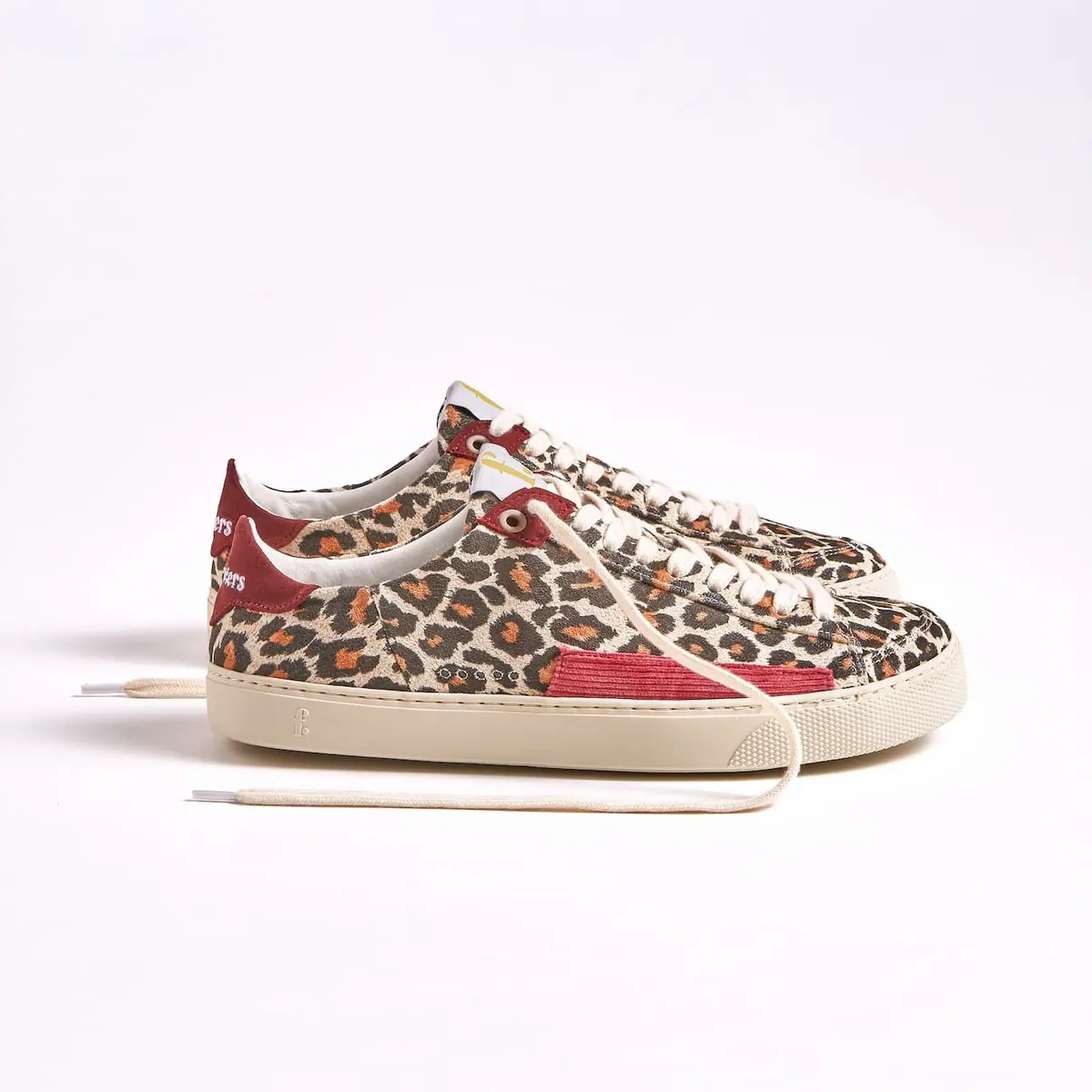 Босоногие кроссовки Fleeters Peach — леопардовый и бордовый, фото 5