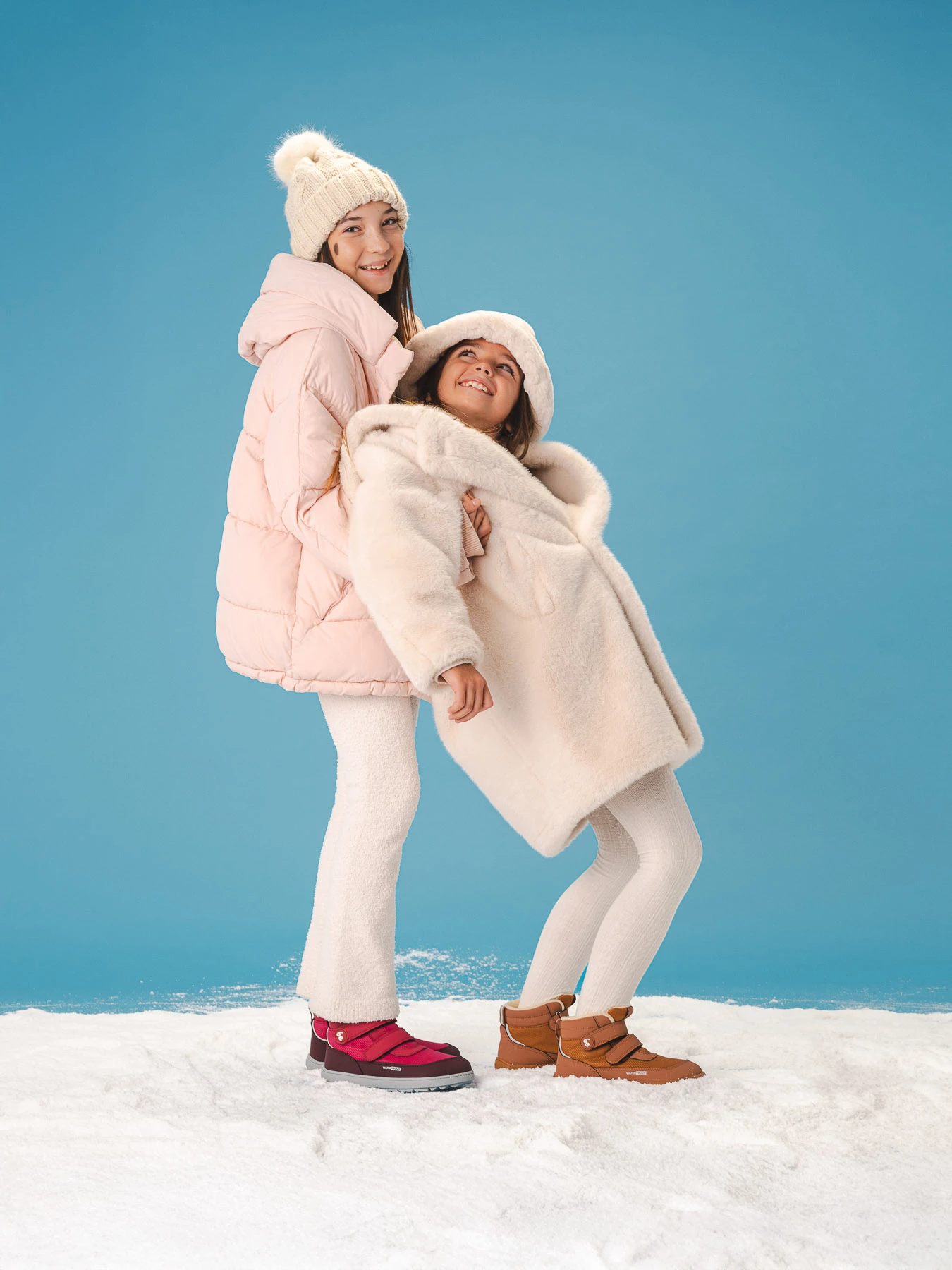 Детские босоногие ботинки Be Lenka Zippu Junior - ягодный и серый, фото 6