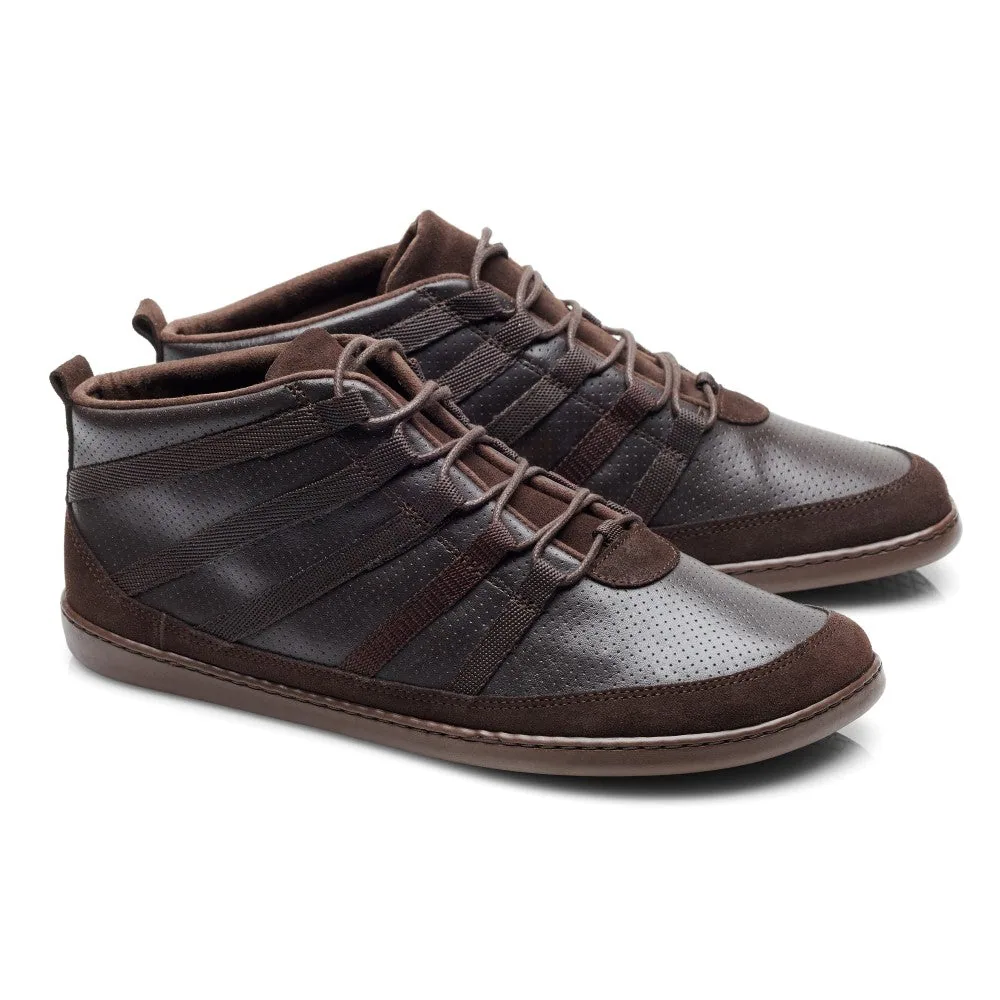 Кроссовки для женщин и мужчин ZAQQ SPARQ Mid Dark Brown (тёмно-коричневый цвет) — фото 1 из 4