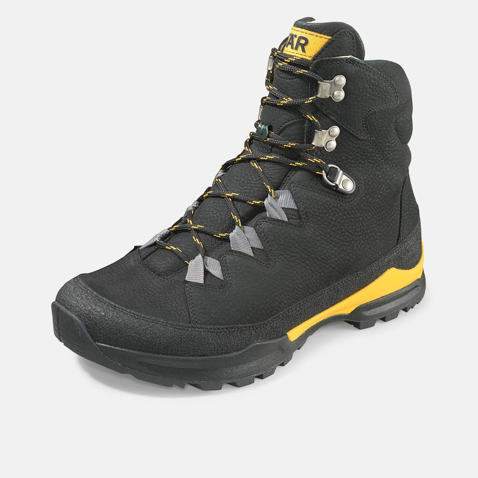 Ботинки BÄR Bergkomfort Wanderstiefel 2.0 — чёрный / оранжевый, фото 4