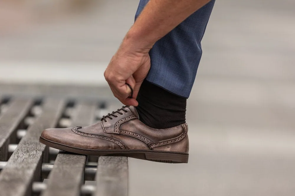 Мужские туфли ZAQQ BRIQ Brogue Antique Brown (коричневый цвет), фото 5