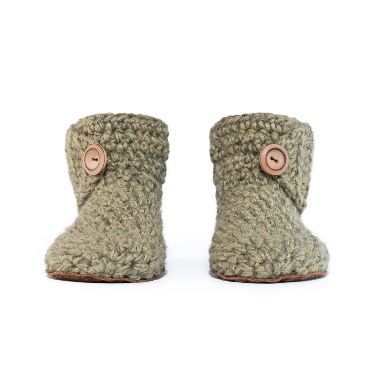 Домашние тапочки-ботинки Kingdom of Wow Classic Bootie — мшисто-зелёный, фото 3